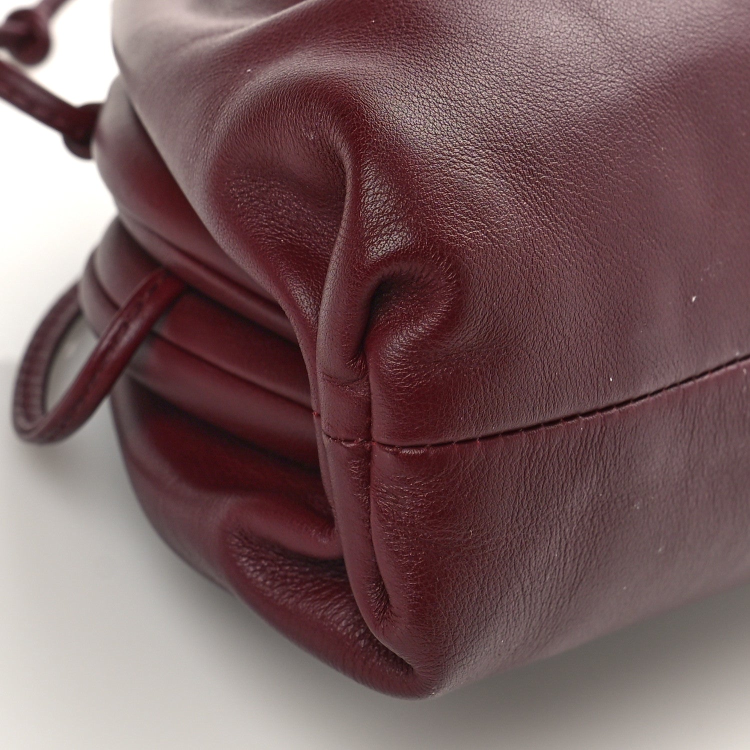 Bottega Veneta Butter Calfskin The Mini Pouch Bordeaux 7 of 8