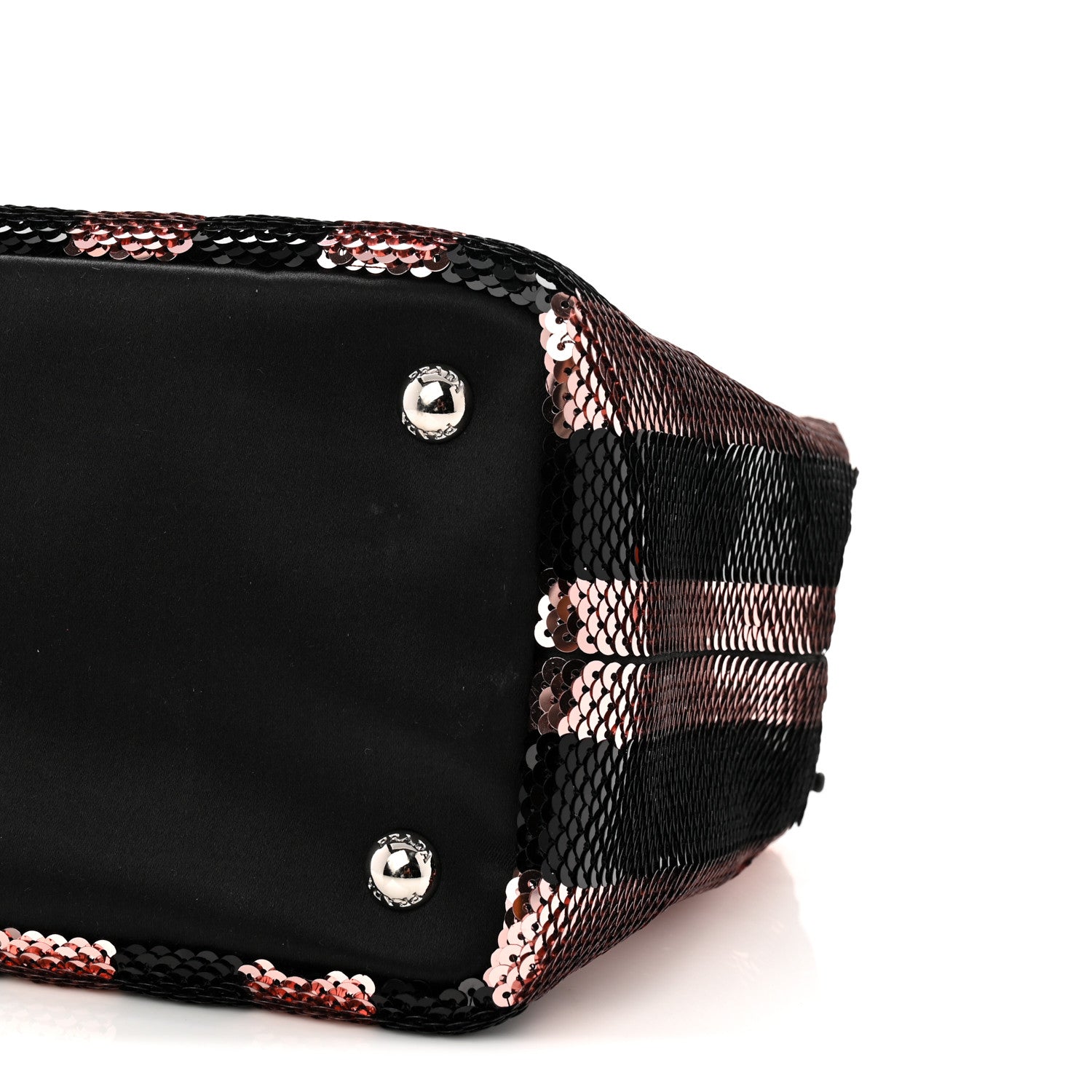 Prada Sequin Broccato Tote Black Cipria 9 of 11