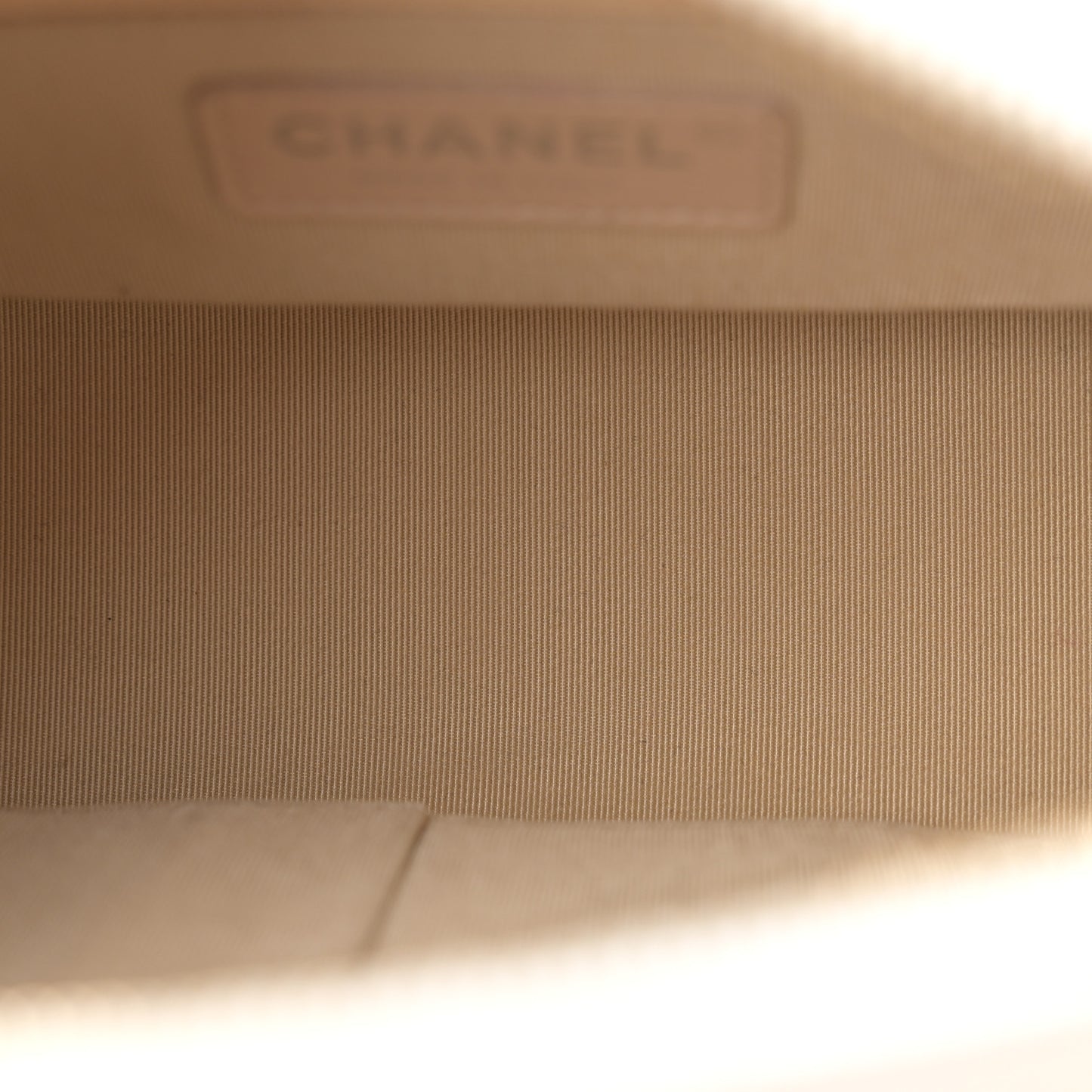 Rattan Calfskin Small Gabrielle Hobo Beige Ivory