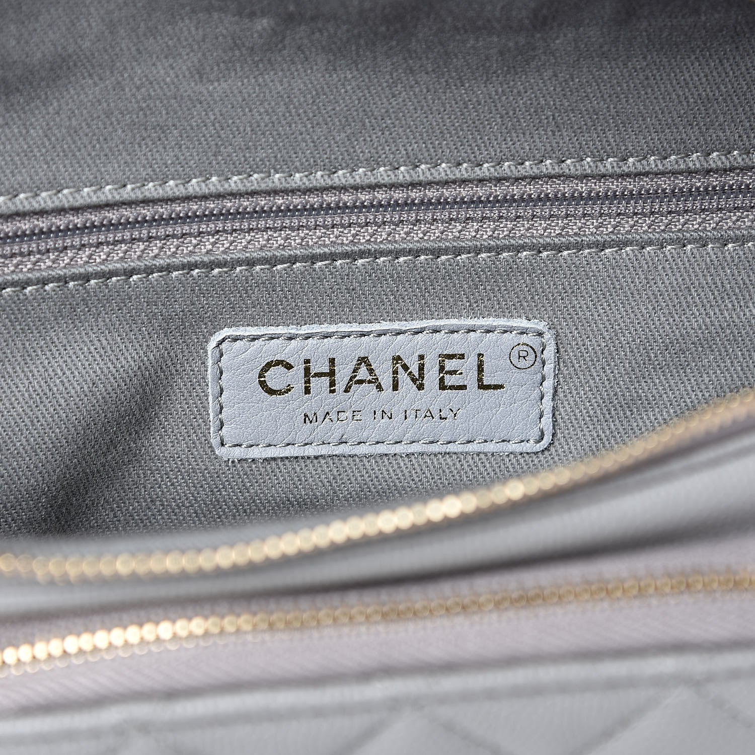 Chanel Caviar Quilted Business Affinity Waist Bag Grey 6 of 9