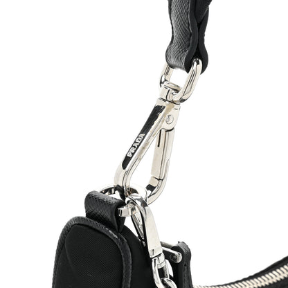 Prada Nylon Re-Edition 2005 Shoulder Bag Black 9 of 9