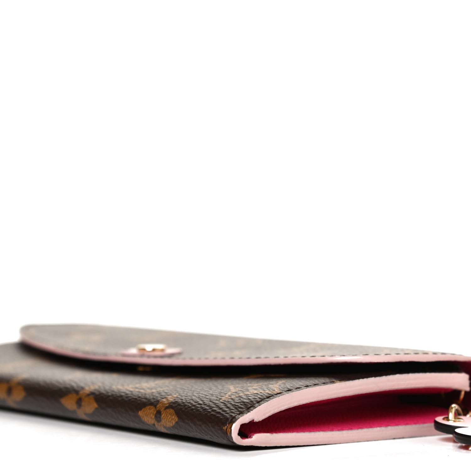 Louis Vuitton Monogram Bloom Flower Emilie Wallet Fuchsia 7 of 9