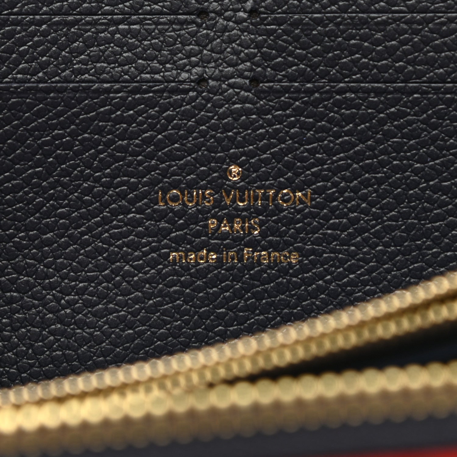 Louis Vuitton Empreinte Clemence Wallet Marine Rouge 6 of 7