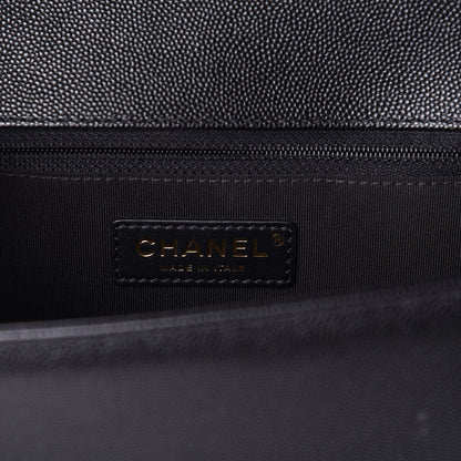Chanel Caviar Quilted New Medium Boy Flap Black 8 of 11