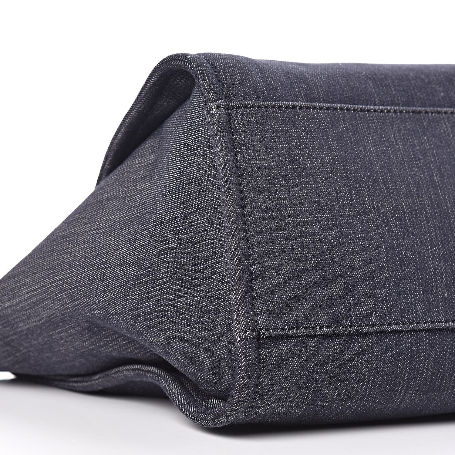Chanel Denim Large Deauville Tote Dark Blue 10 of 11