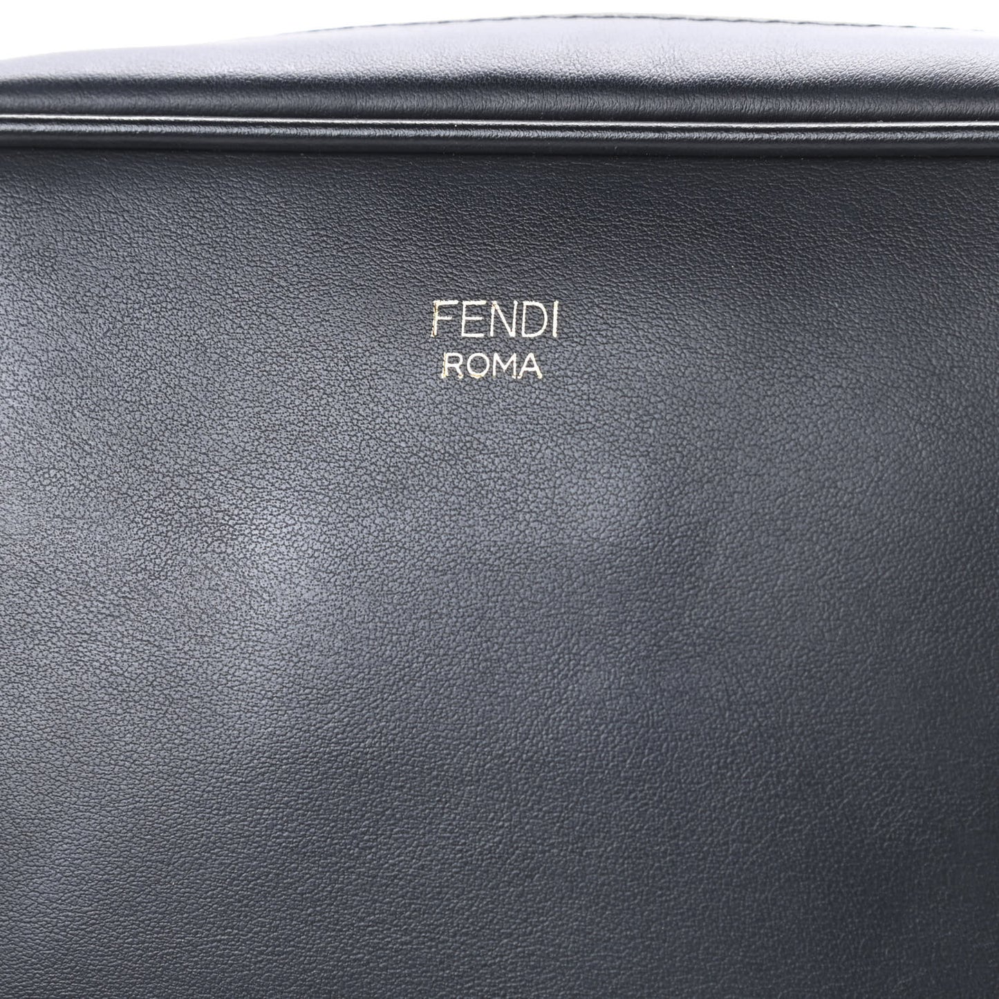 Vitello Century Bi-Color FF 1974 Embossed Mini Camera Case Maya Black