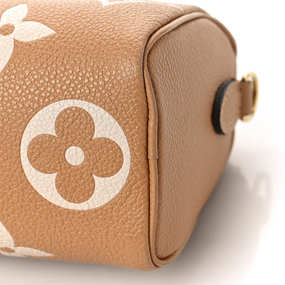 Louis Vuitton Empreinte Monogram Giant Nano Speedy Arizona Creme 8 of 8
