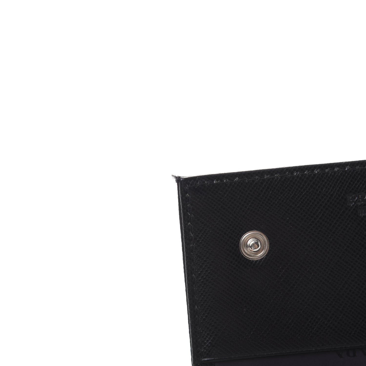 Prada Tessuto Nylon Continental Flap Wallet Black 9 of 9