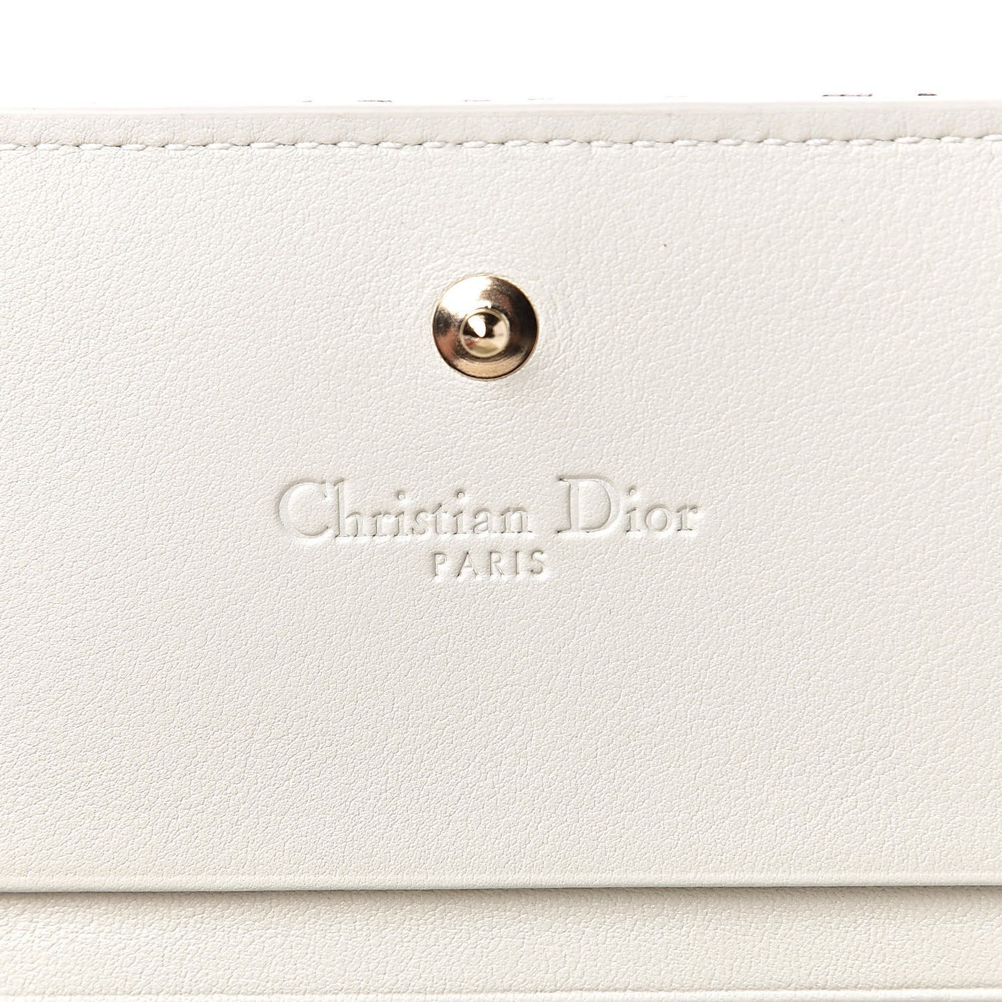 Calfskin Print Jardin Naturel Compact Wallet Multicolor