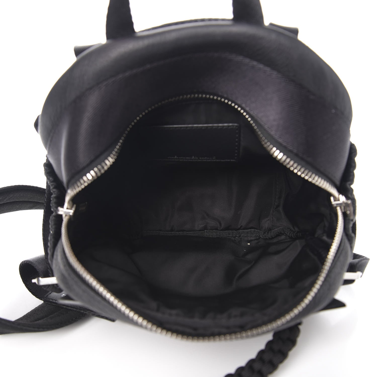 Alexander Wang Pebbled Deerskin Mesh Snap Embellished Convertible Shoulder Bag Black 5 of 9