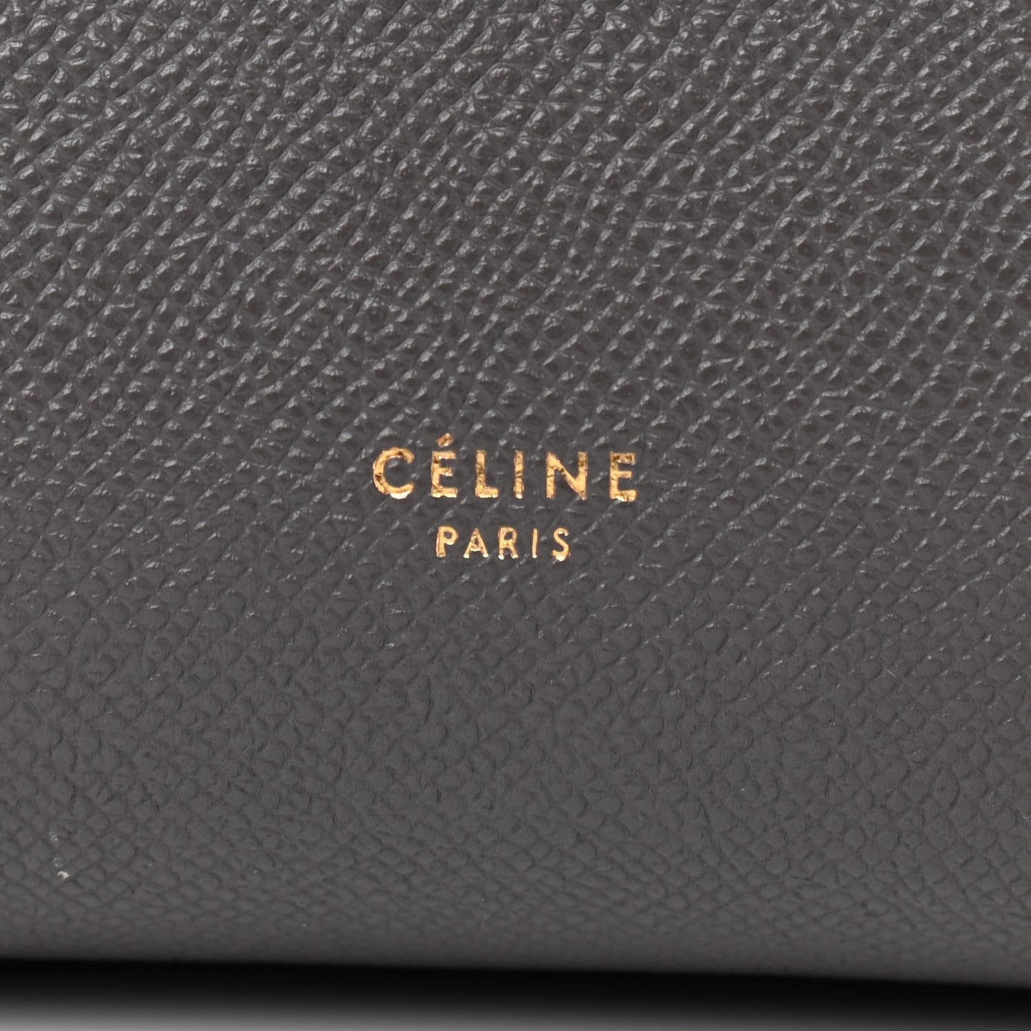 Celine Grained Calfskin Micro Belt Bag Grey 8 of 8