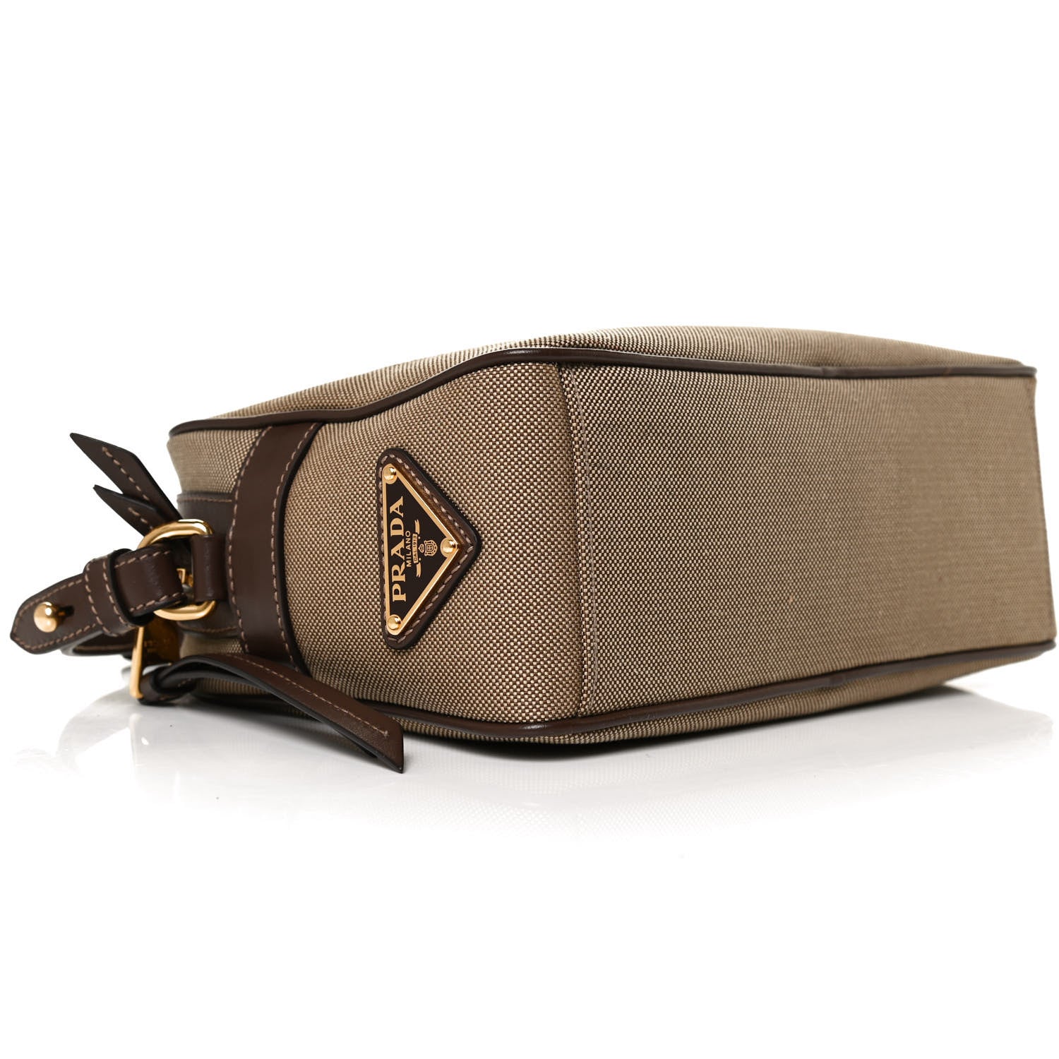 Prada Jacquard Logo Camera Bag Corda Bruciato 8 of 11