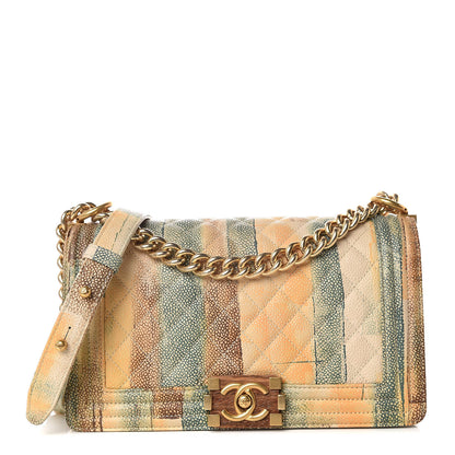 Chanel Painted Caviar Medium Boy In Cuba Flap Multicolor 1 of 10