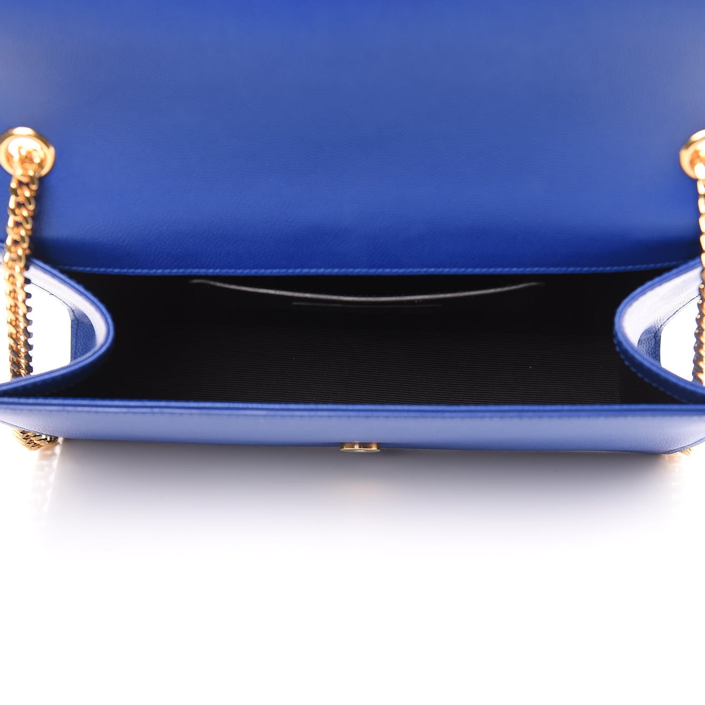Grain De Poudre Medium Classic Monogram Kate Satchel Flash Blue