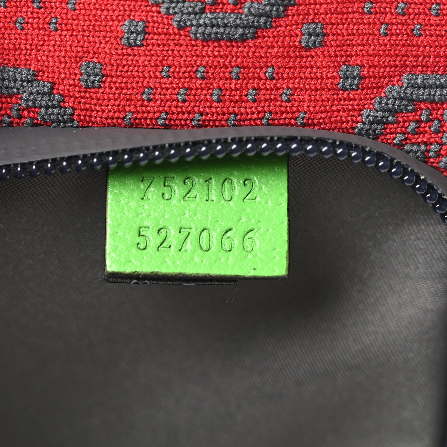 Gucci Jersey GG Monogram All Over Sporty Belt Bag Green Grey Multicolor 6 of 9