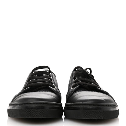 Gucci GG Monogram Calfskin Womens Low Top Sneakers 37 Piombo Black 3 of 9