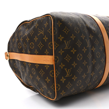 Louis Vuitton Monogram Keepall Bandouliere 55 7 of 12