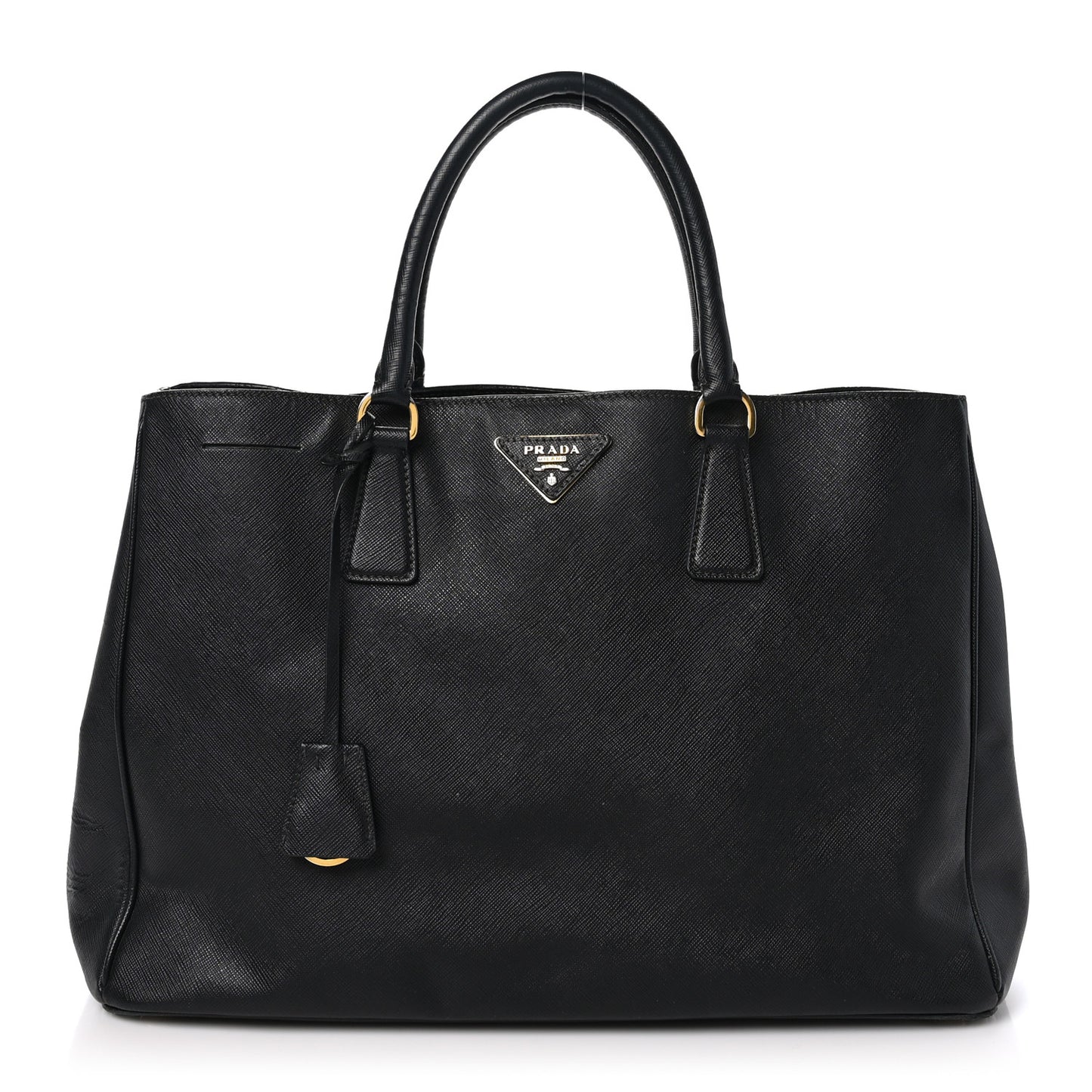 Saffiano Lux Large Tote Black