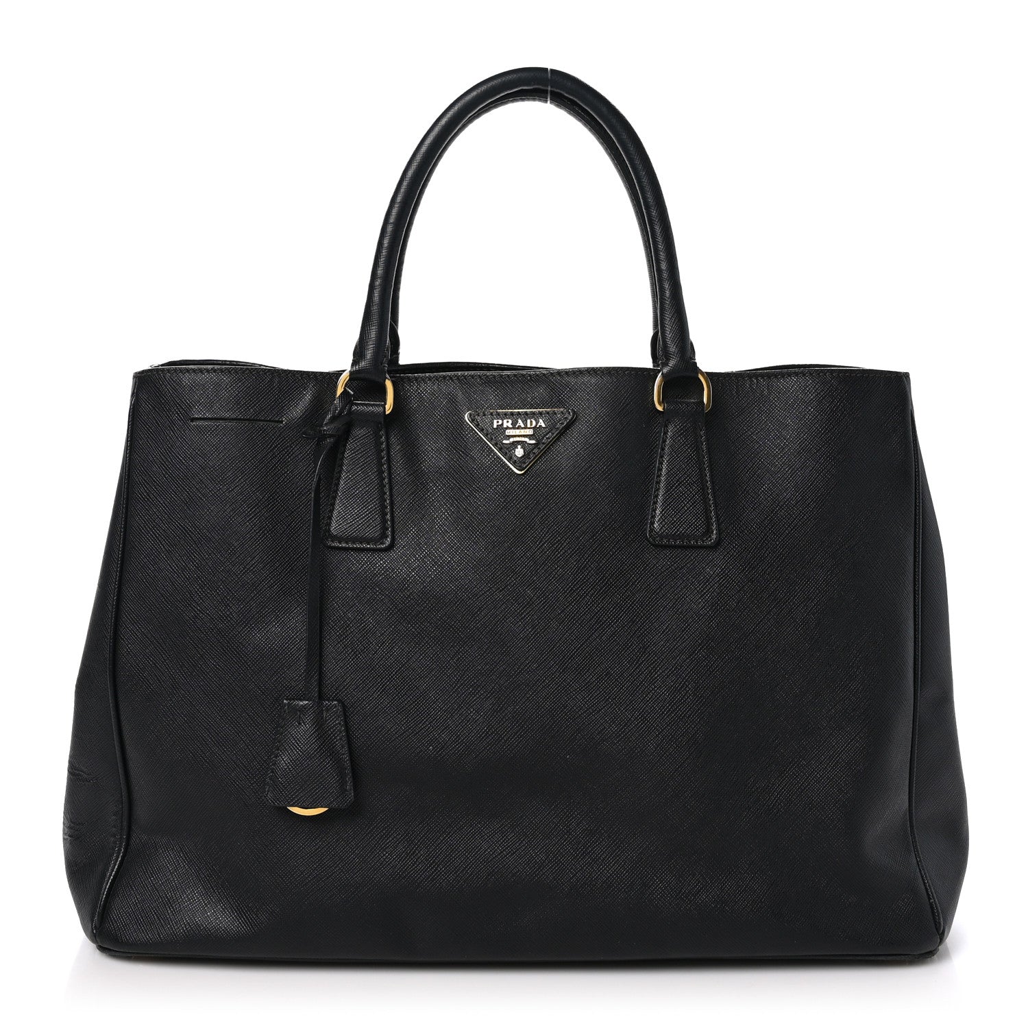 Prada Saffiano Lux Large Tote Black 1 of 15