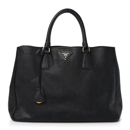 Prada Saffiano Lux Large Tote Black 1 of 15