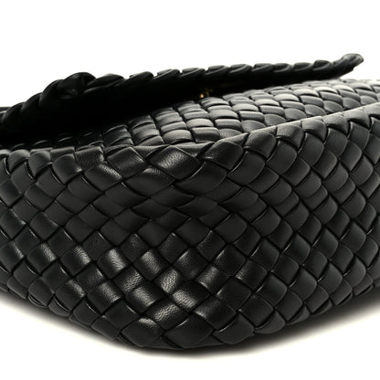 Bottega Veneta Nappa Intrecciato Small Cobble Messenger Bag Black 11 of 12