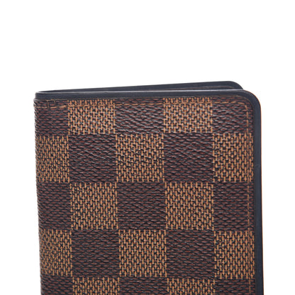 Louis Vuitton Damier Ebene Pocket Organizer NM Blue 7 of 8