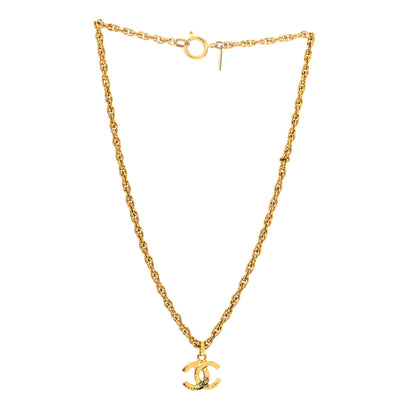 Chanel Metal CC Necklace Gold 3 of 5