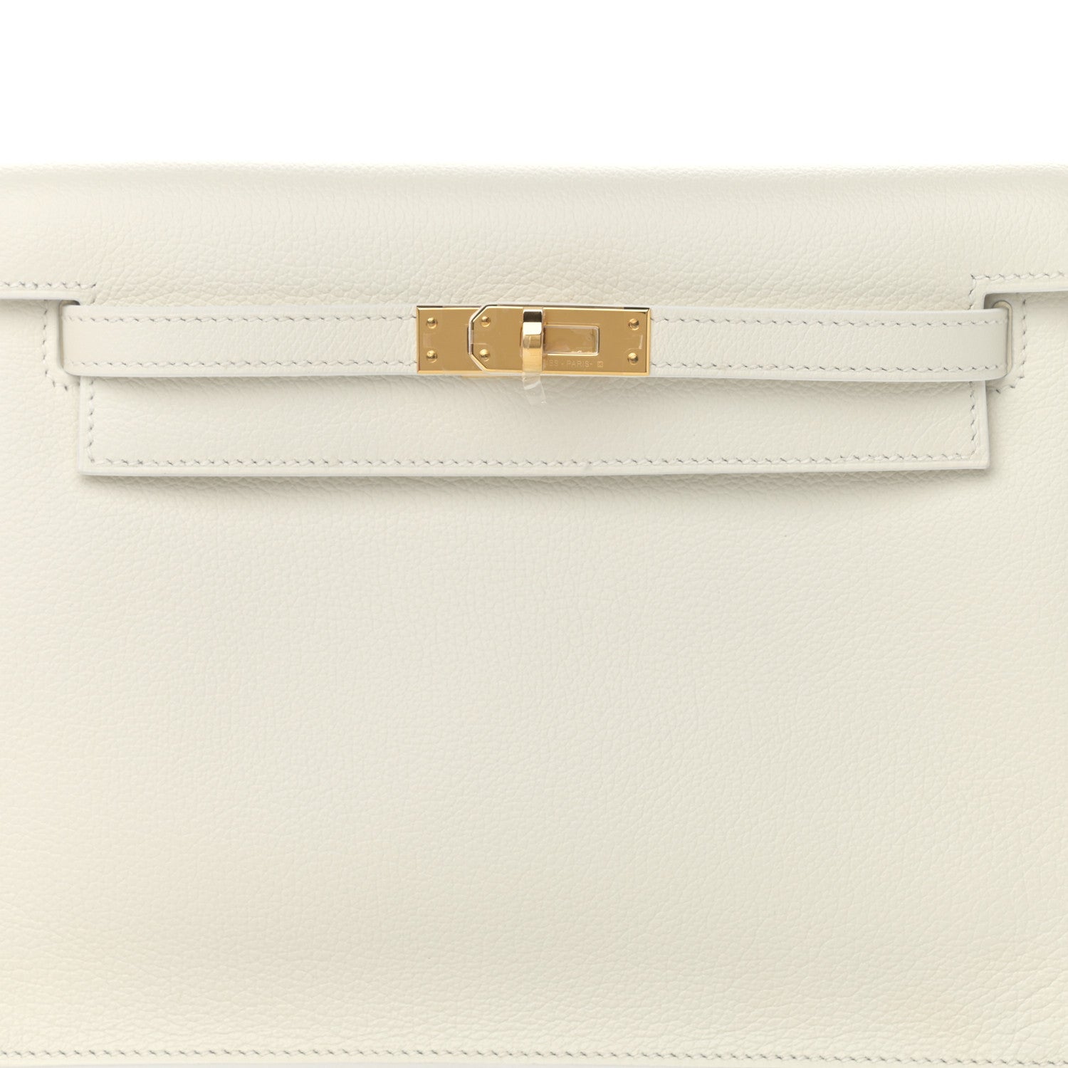 Hermes Evercolor Kelly Danse II Belt Bag White 8 of 11