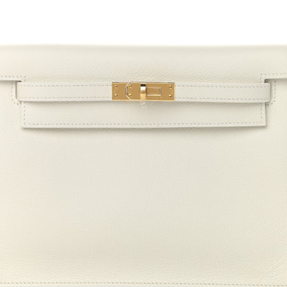 Hermes Evercolor Kelly Danse II Belt Bag White 8 of 11