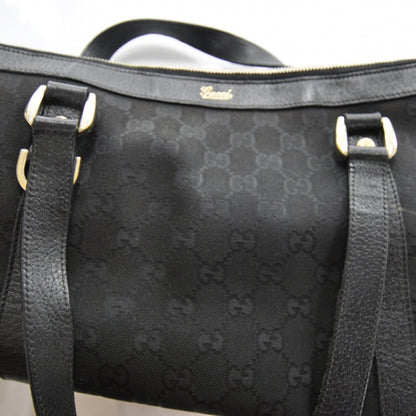 Gucci Monogram Abbey Medium Tote Black 11 of 12