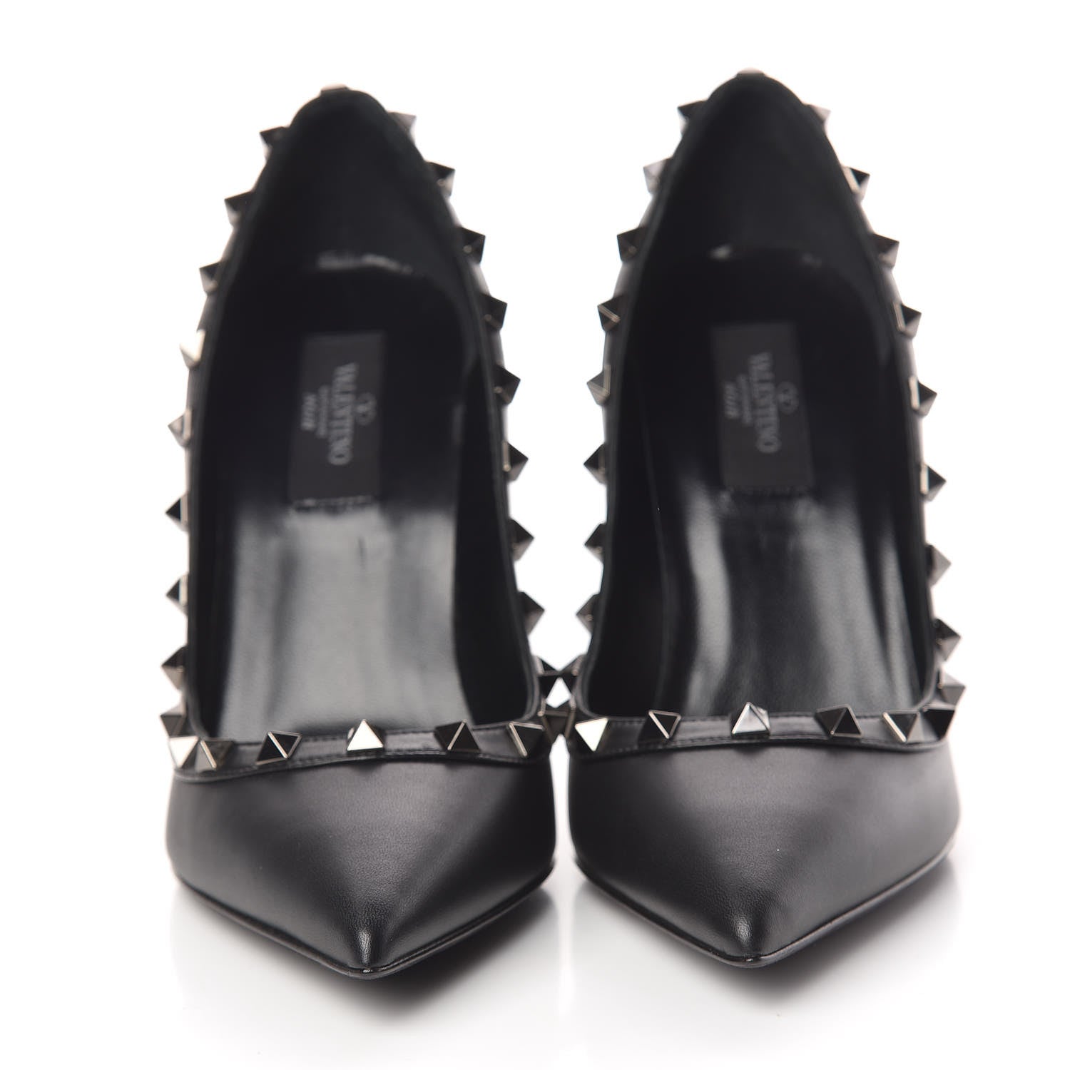 Valentino Garavani Nappa Rockstud 100mm Pumps 37.5 Black 2 of 9
