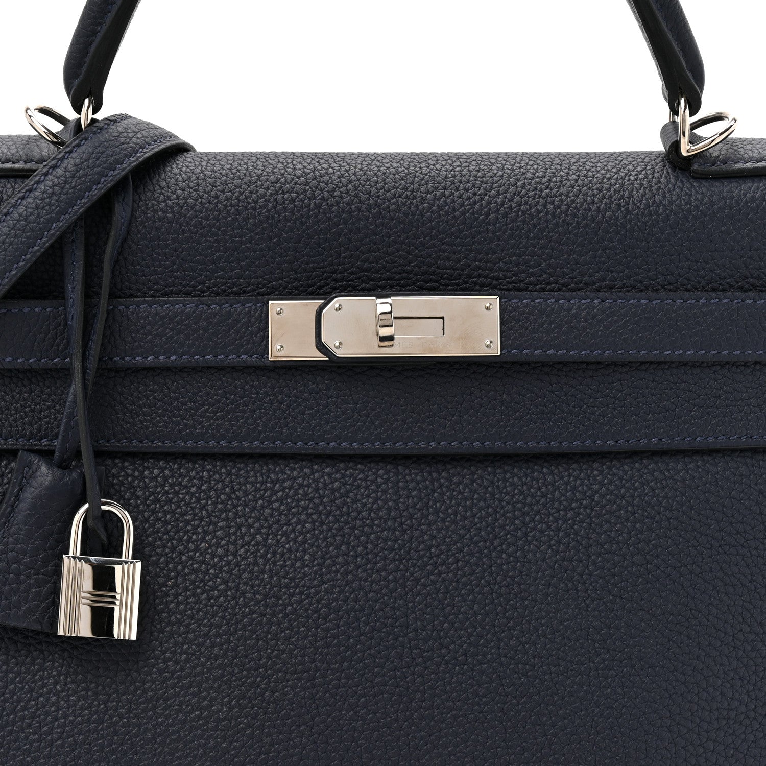 Hermes Togo Kelly Retourne 32 Bleu Nuit 8 of 12
