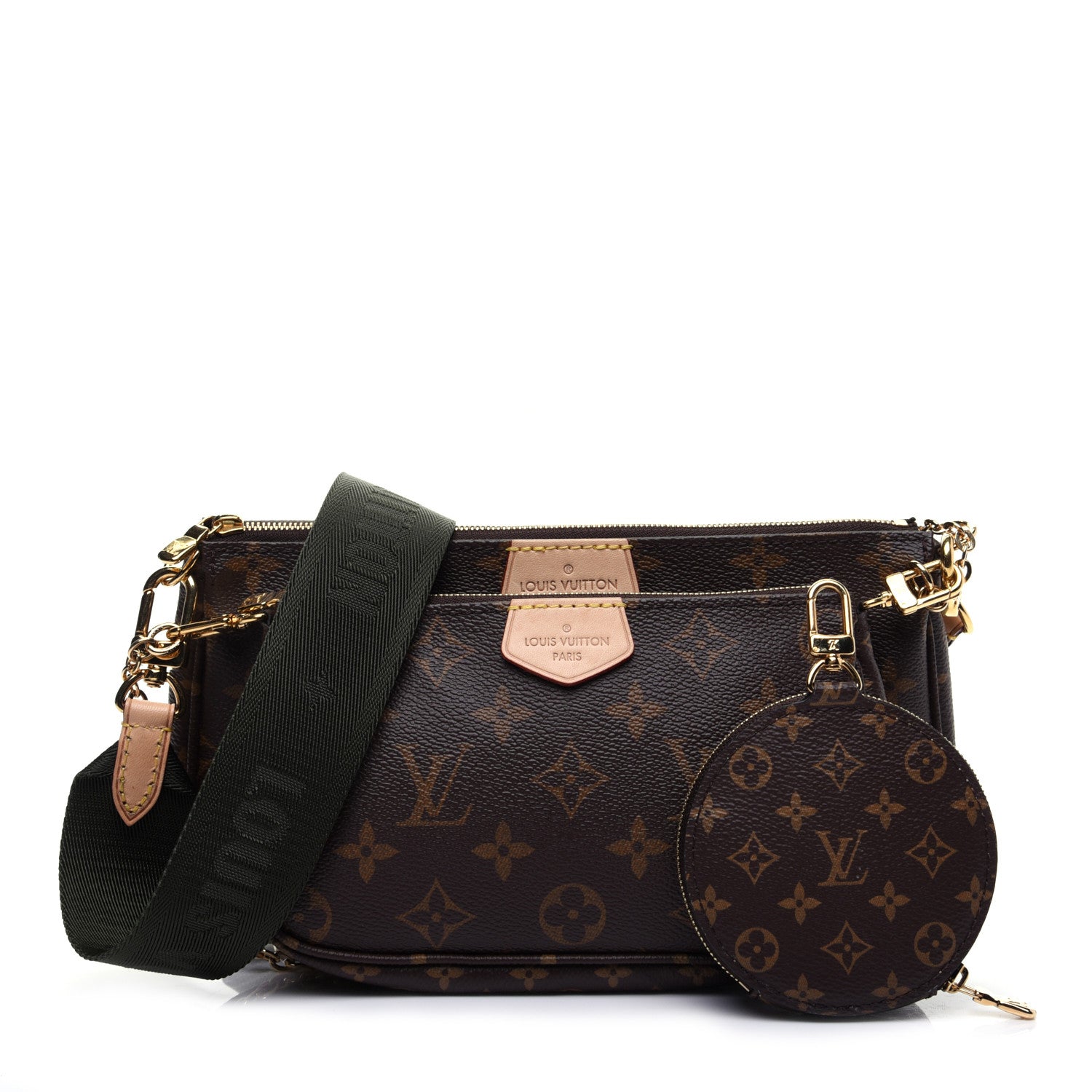 Louis Vuitton Monogram Multi Pochette Accessories Kaki 3 of 24