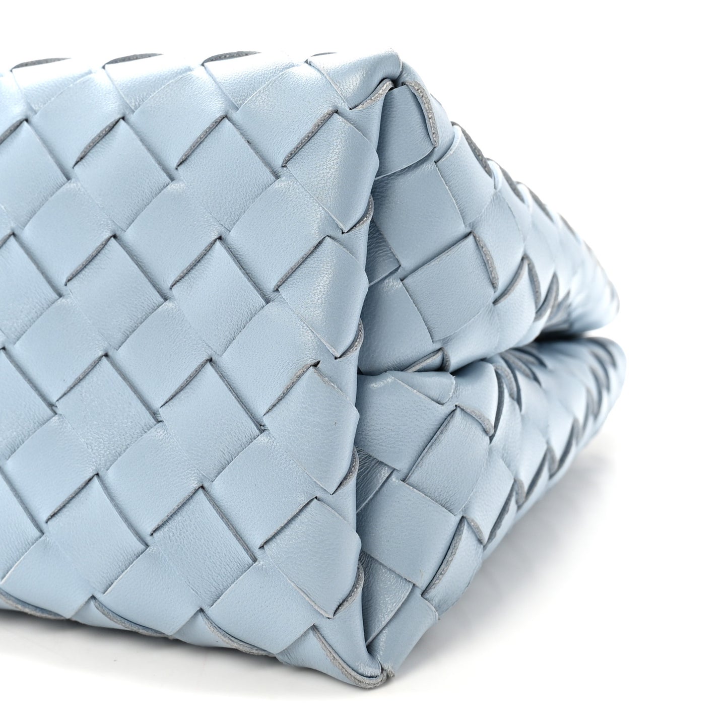 Nappa Intrecciato Small Andiamo With Chain Shoulder Bag Ice
