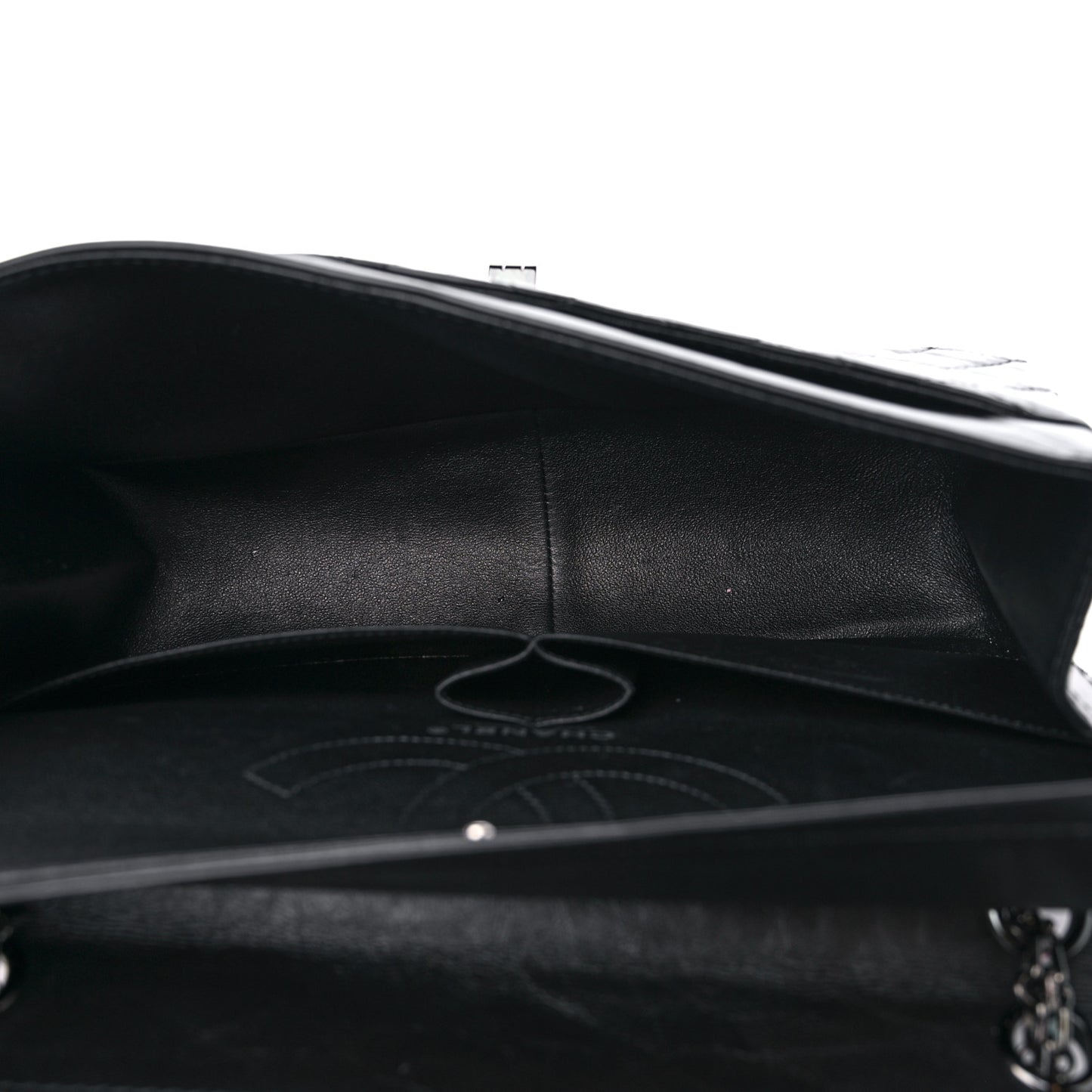 Aged Calfskin Quilted 2.55 Reissue 226 Flap So Black