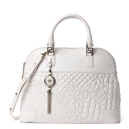 Versace Barocco Quilted Nappa Altea Vanitas Lady Athena White 1 of 19