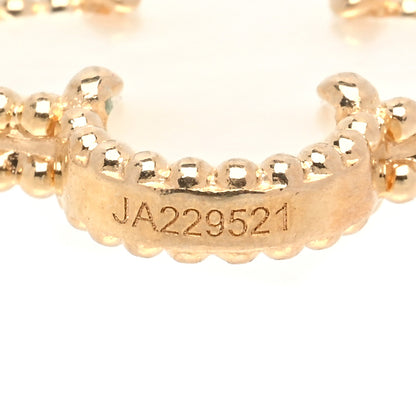 Van Cleef & Arpels 18K Yellow Gold Mother of Pearl 5 Motifs Vintage Alhambra Bracelet 4 of 7