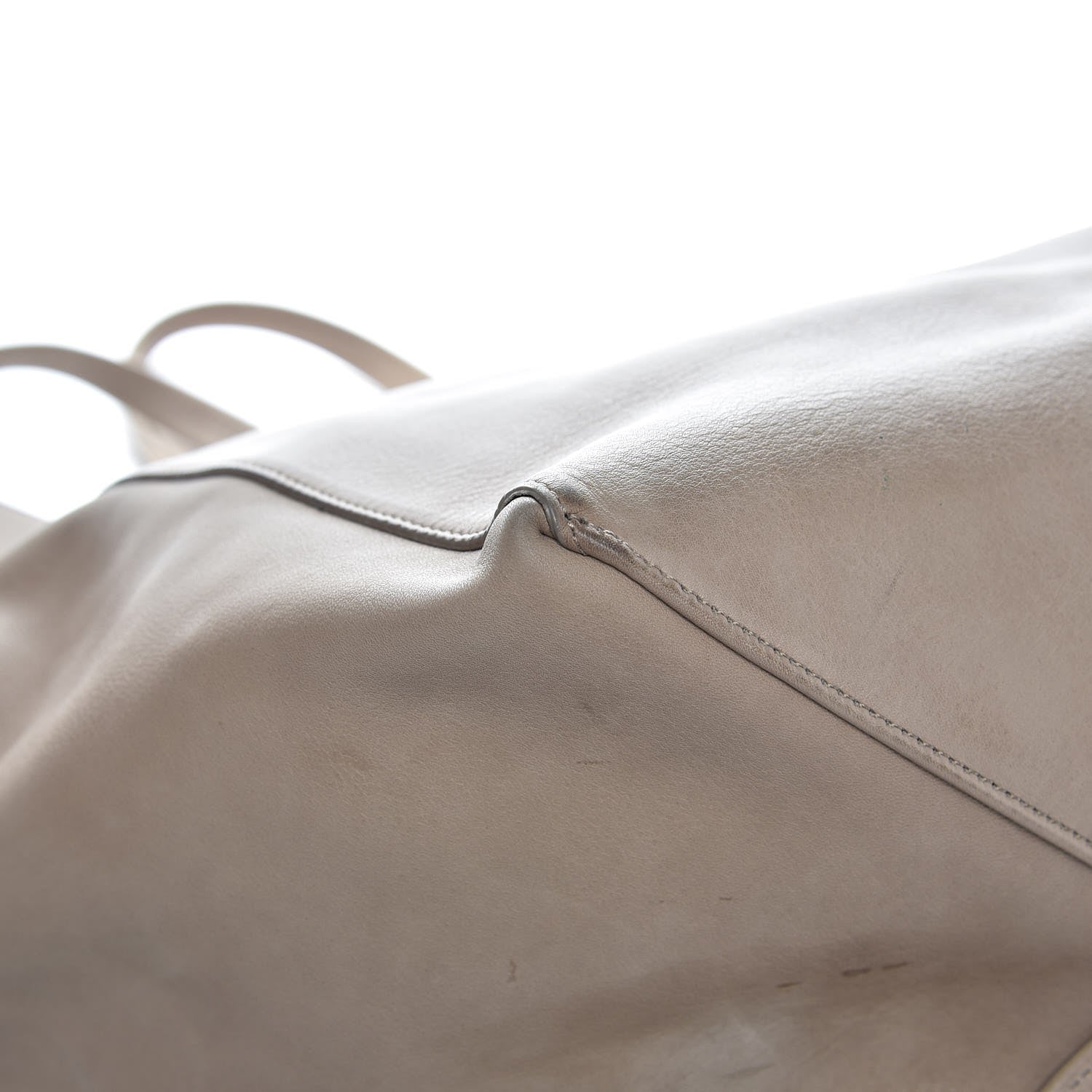 Celine Lambskin Horizontal Cabas Beige 13 of 16