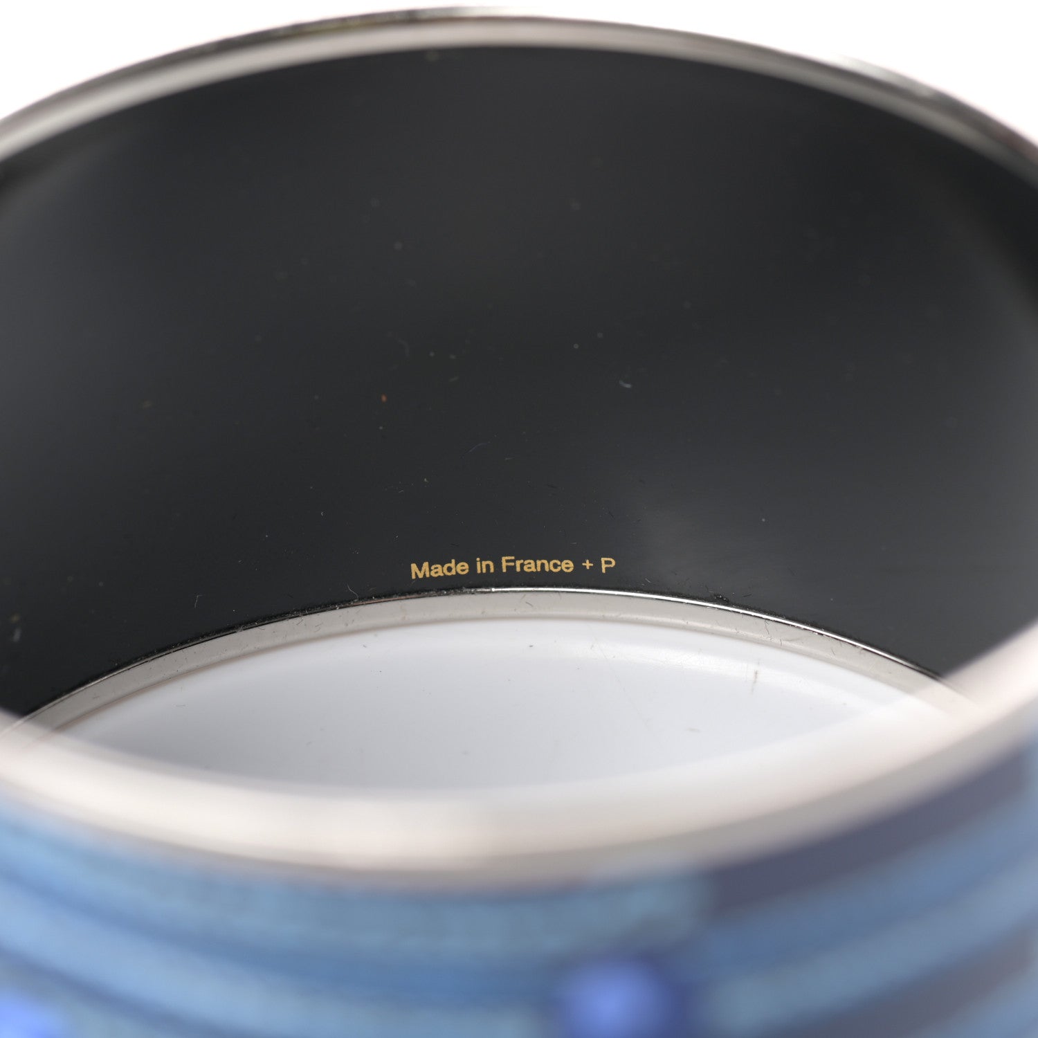 Hermes Enamel Printed Brandebourgs Extra Wide Bracelet 70 5 of 6