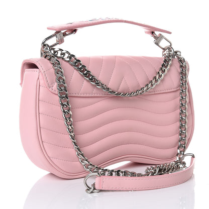Louis Vuitton Calfskin New Wave Chain MM Smoothie Pink 3 of 8
