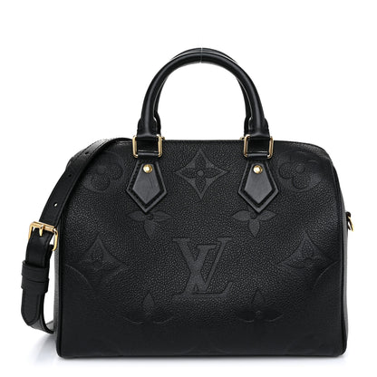 Louis Vuitton Empreinte Monogram Giant Speedy Bandouliere 25 Black 1 of 11
