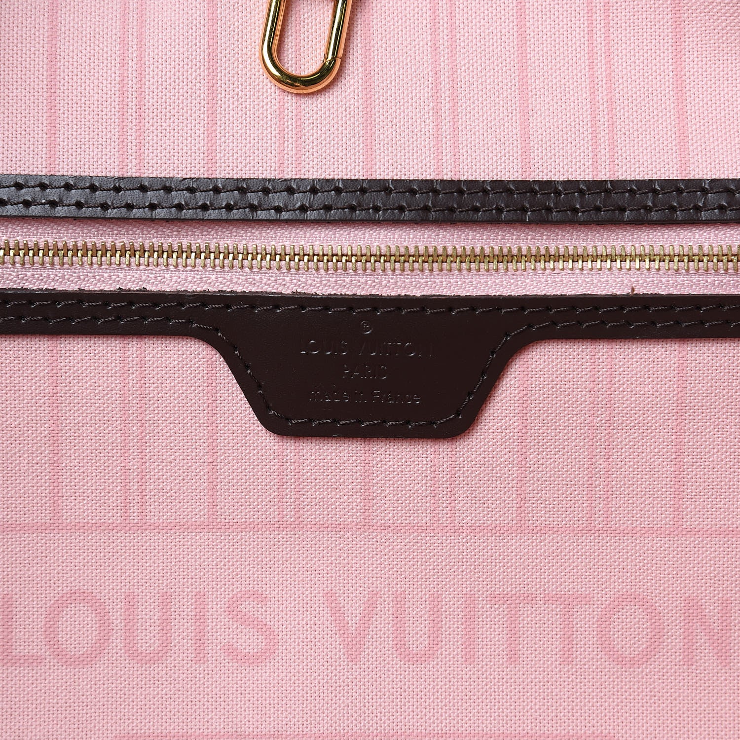 Louis Vuitton Damier Ebene Neo Neverfull MM Rose Ballerine 6 of 13