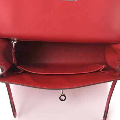 Hermes Epsom Kelly Sellier 25 Rouge Casaque 5 of 11