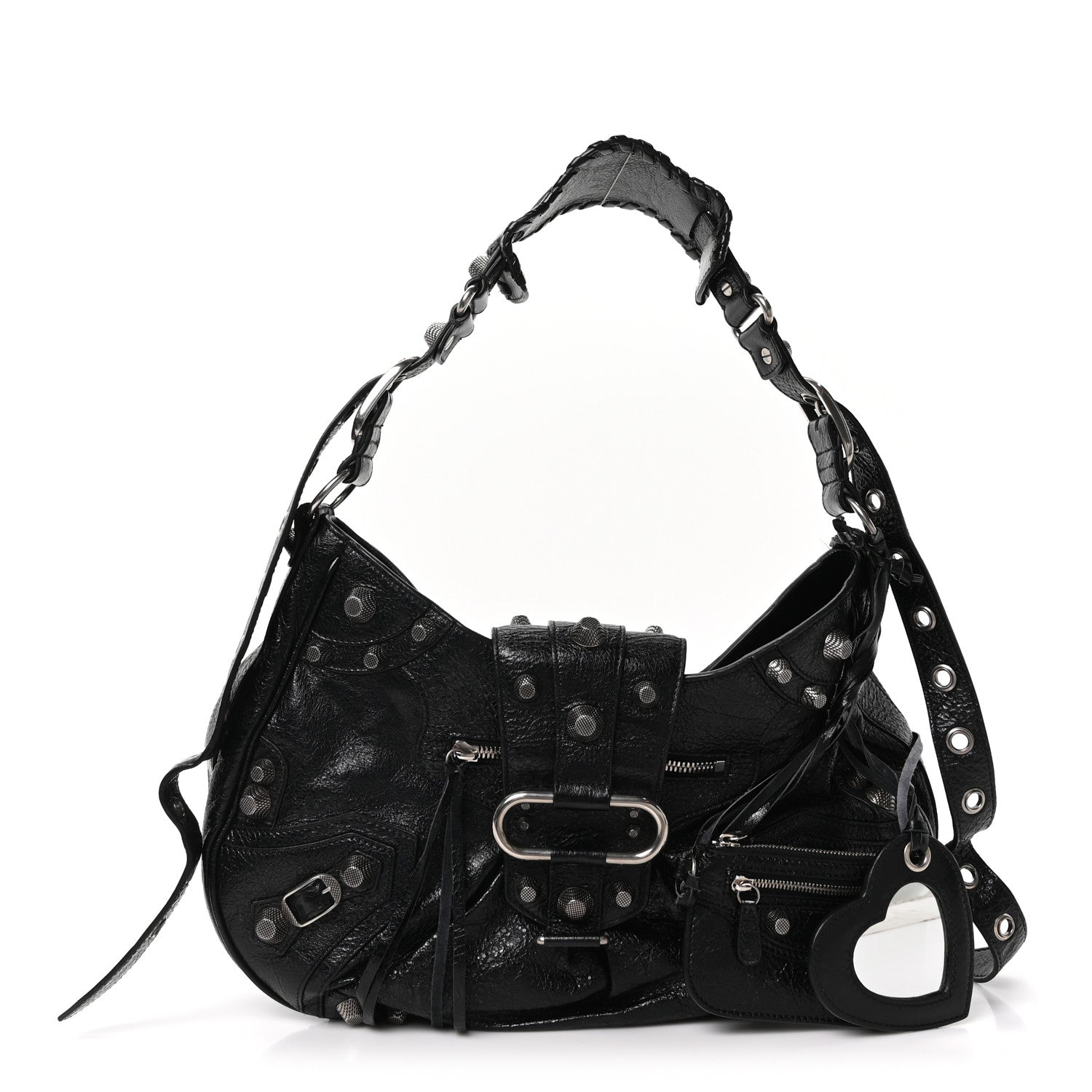 Balenciaga Agneau Arena Medium Le Cagole Shoulder Bag Black 3 of 11
