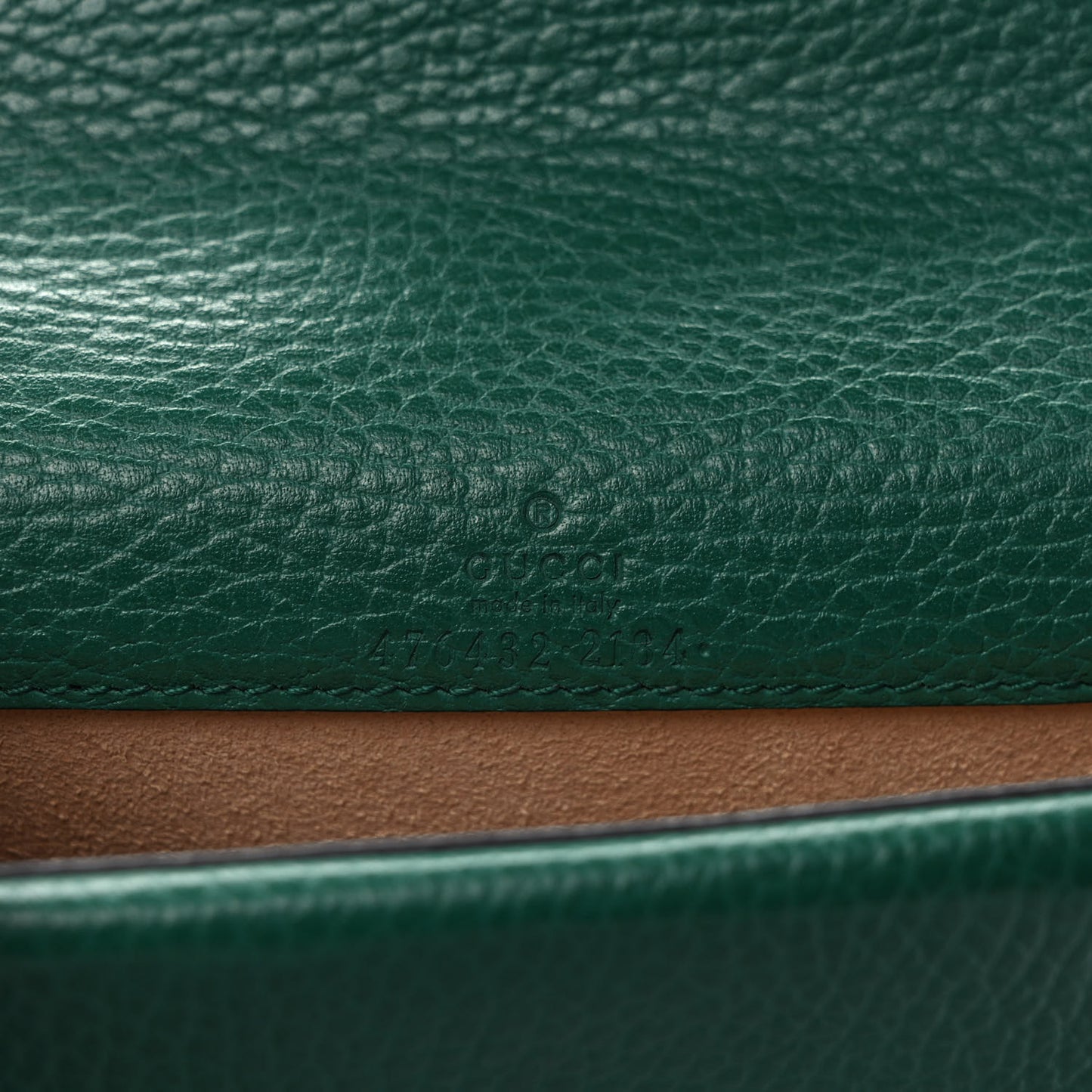 Calfskin Super Mini Dionysus Shoulder Bag Emerald