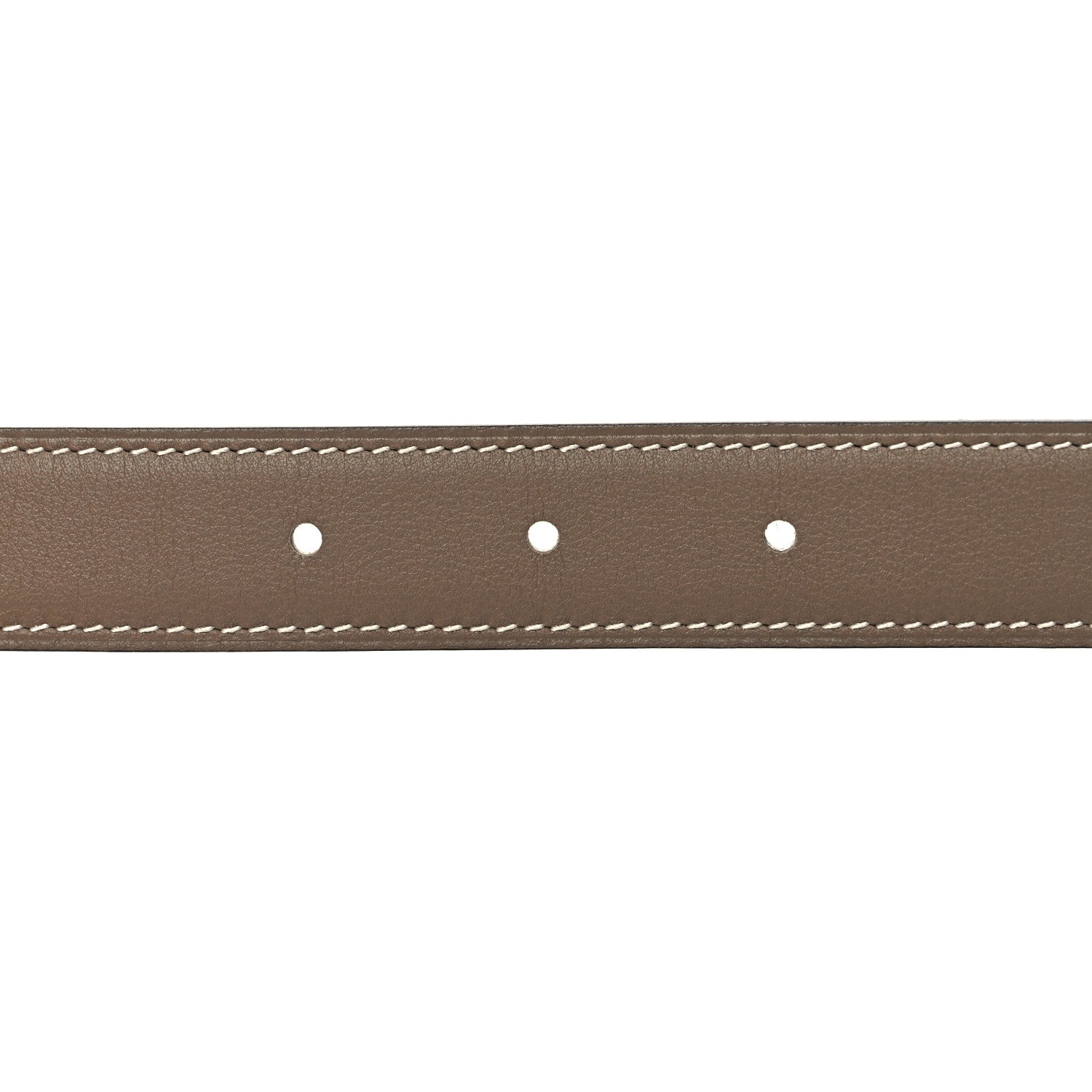 Hermes Epsom Swift 24mm Mini Constance H Belt 90 36 White Etoupe 4 of 5