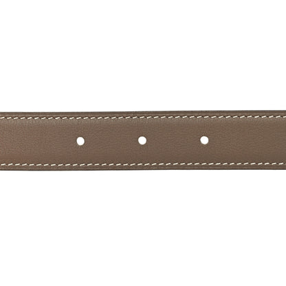 Hermes Epsom Swift 24mm Mini Constance H Belt 90 36 White Etoupe 4 of 5
