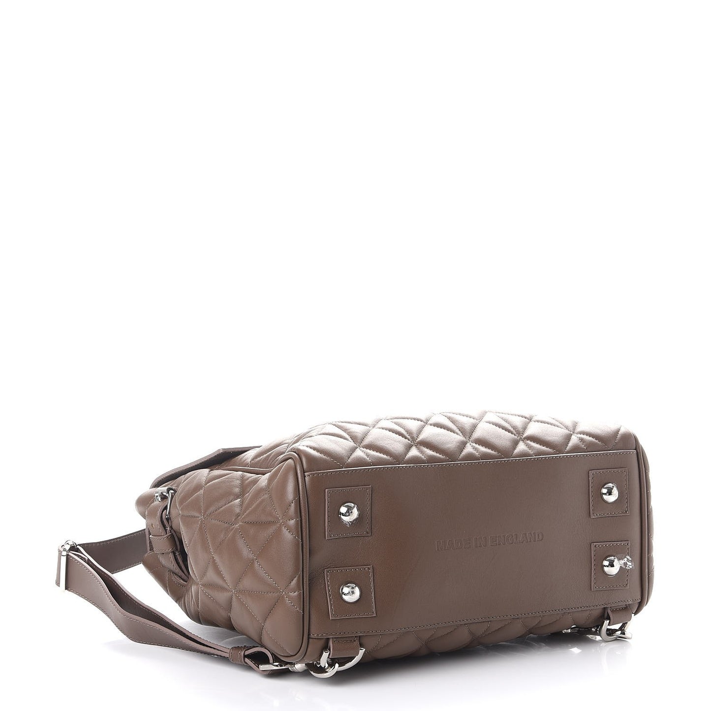 Nappa Quilted Medium Cara Delevingne Convertible Bag Taupe