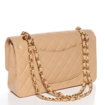 Chanel Caviar Quilted Medium Double Flap Beige Clair 3 of 9