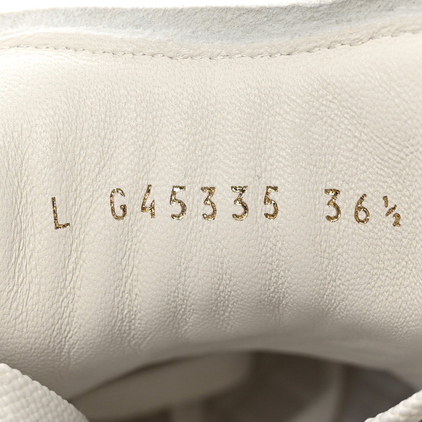 Suede Calfskin Quilted Sneakers 36.5 White